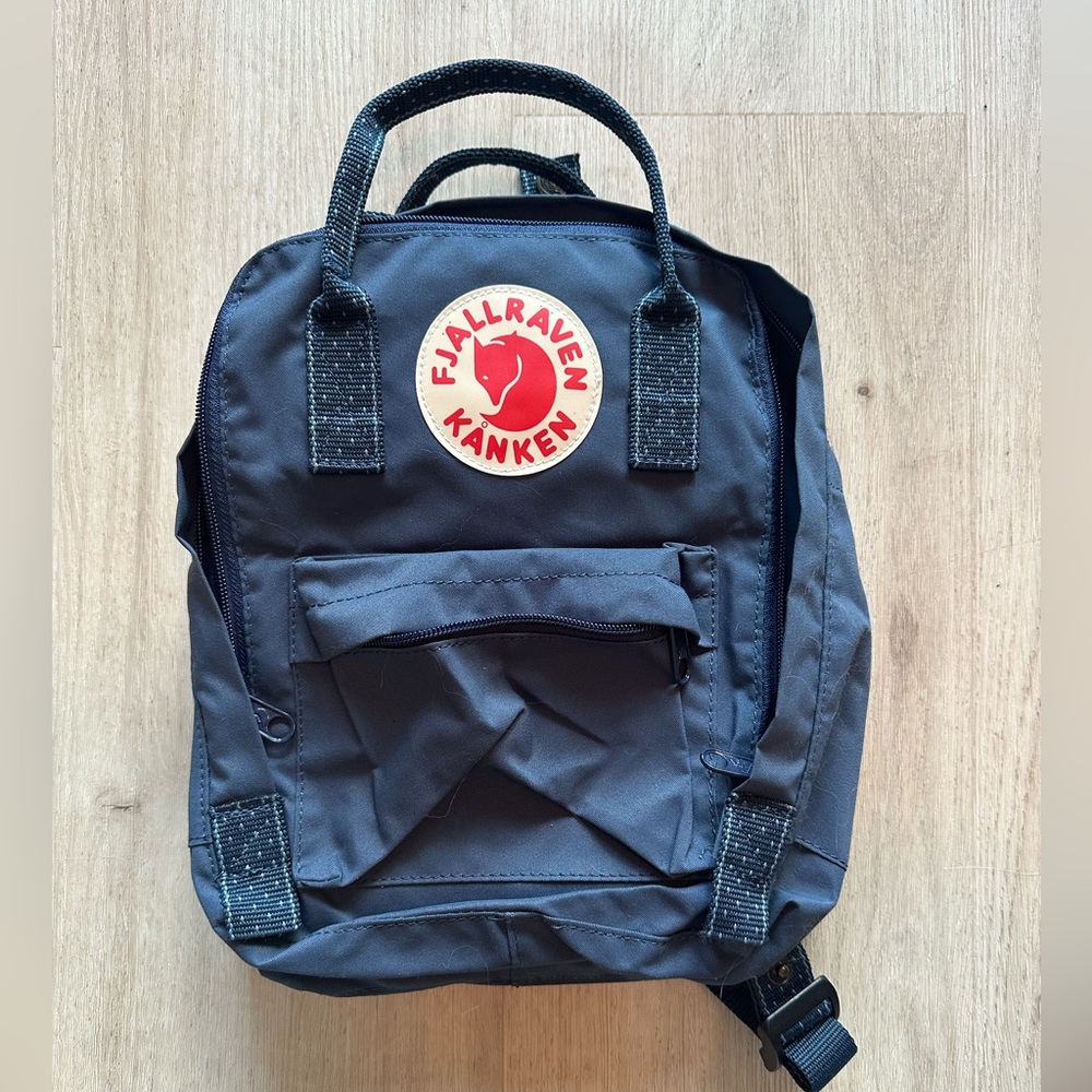 Fjallraven Navy Blue mini backpack